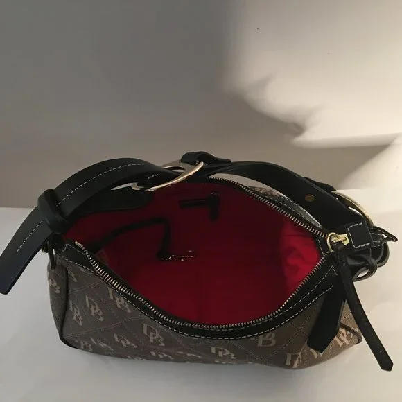 Dooney & Bourke Tan/black Signature Shoulder Bag - Picture 13 of 13